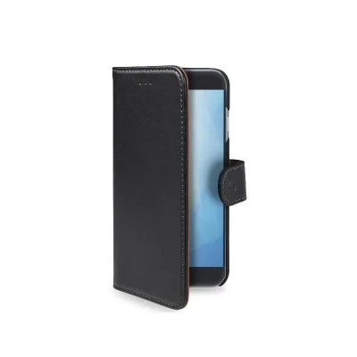 CELLY WALLY CASE GALAXY J8+ BLACK WALLY760
