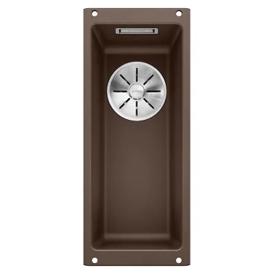 Blanco Lavello una vasca SUBLINE 160-U 1515051 finitura caffè da 19x46 cm - Sottotop