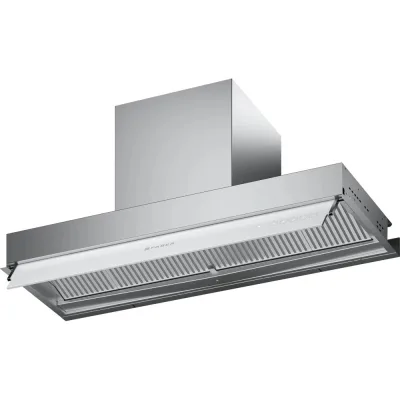 Faber Cappa da incasso IN-NOVA ZERO DRIP PLUS A120 305.0711.743 finitura inox e vetro bianco da 120 cm