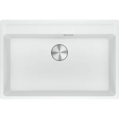 Franke: Lavello una vasca Vasche Sopratop Maris MRG 610-72 TL 114.0661.670 finitura fragranite bianco da 76x51 cm