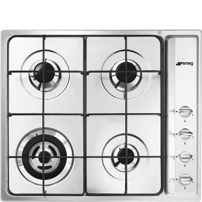 Smeg Piano cottura a gas SR64S finitura acciaio inox da 60 cm