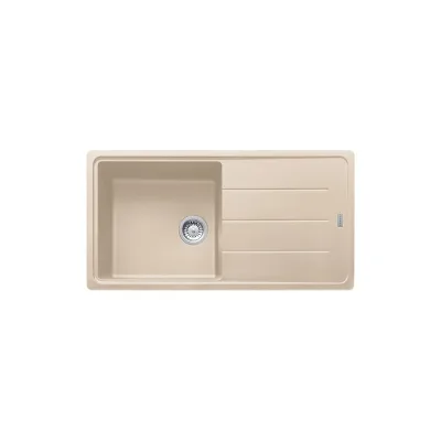 Franke: Lavello una vasca con gocciolatoio Boston BFG 611-97 114.0276.120 finitura fragranite avena da 97x50 cm