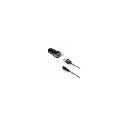 CELLY USB-A CAR CHARGER 12W+MICROUSB CABL CCUSBMICRO