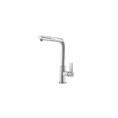 Foster Miscelatore monocomando con canna girevole ed estraibile 8497 020 finitura ottone cromato - IN PROMOZIONE FINO AL 30/06