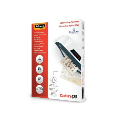 FELLOWES LEONARDI CF100POUCH A5 125MICRON 5307302