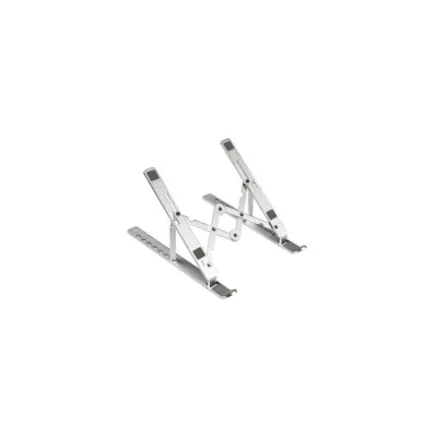 Supporto per laptop Conceptronic 6 livelli Fino a 15,6" Pieghevole Colore alluminio