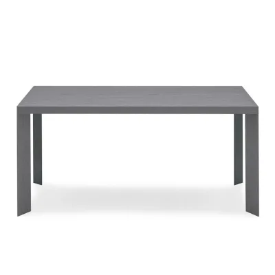 Calligaris OUTLET Tavolo allungabile Lam CS4084-ML 160 in metallo e impiallaciato P16W grigio da 160(220)x90 cm