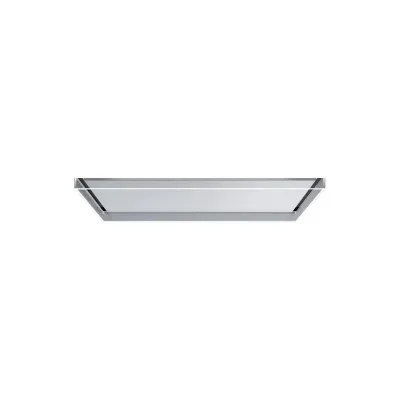 PRONTA CONSEGNA - Falmec Cappa a soffitto Alba finitura vetro e acciaio bianco da 120 cm - Senza motore - IN PROMOZIONE CON VOUCHER FINO AL 5/09