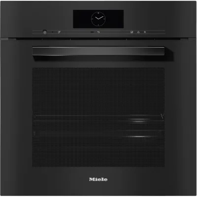 Miele Forno a vapore combinato con forno tradizionale da incasso DGC 7865 HC finitura vetro nero da 60 cm