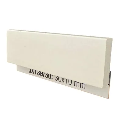 Battiscopa Cornice parete in duropolimero bianco 2000x30x10mm (minimo 5pz)