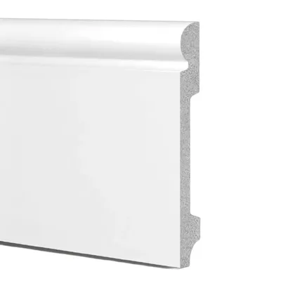 Battiscopa duropolimero ducale bianco 2000x145x18mm