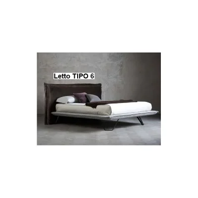Altacorte Letto king size imbottito con testiera Pegaso Tipo 6 da 180 cm