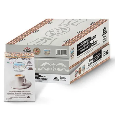 128 Capsule Miscela Dakar Toda Caffè Compatibili Dolce Gusto