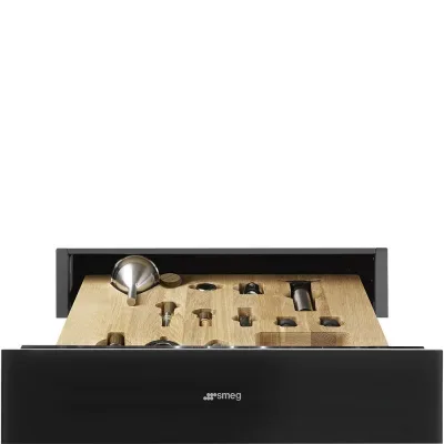 Smeg S Cassetto Sommelier CPS115B3 finitura Deep Black da 60 cm