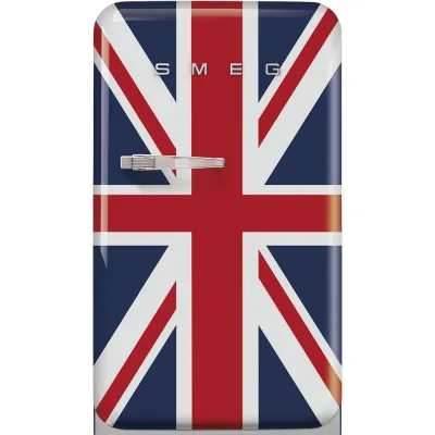 Smeg Frigorifero monoporta con cerniere a destra a libera installazione FAB10RDUJ6 finitura Union Jack da 55 cm - IN PROMOZIONE FINO AL 30/06
