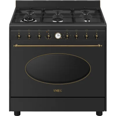 Smeg Cucina CO90GMAN2 con forno elettrico e piano cottura gas finitura antracite da 90x60 cm - IN PROMOZIONE FINO AL 30/06