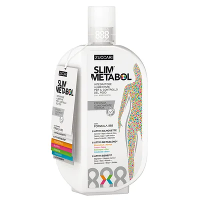 Zuccari SlimMetabol Integratore Alimentare Controllo del Peso 888ml