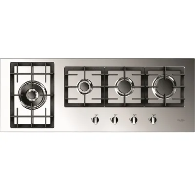 Fulgor Piano cottura a gas QH 1124 G WK X finitura acciaio inox da 112 cm