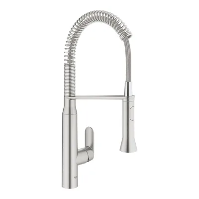 Grohe Miscelatore monocomando K7 31379DC0 finitura super steeel