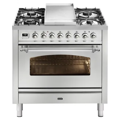 Ilve Cucina P09N da incasso Nostalgie P09FDNE3 piano cottura 6 fuochi con fry top e dual da 90 cm - PROMOZIONE ATTIVA FINO AL 19/10