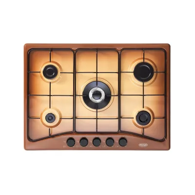 PRONTA CONSEGNA - De Longhi Piano cottura a gas FFT 57 ASV finitura terre de france da 68 cm