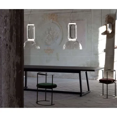 Flos Lampada a sospensione Noctambule Suspension 1 Low Cylinder Bowl finitura nero