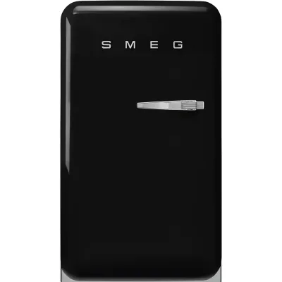 Smeg Frigorifero monoporta con cerniere a sinistra a libera installazione FAB10LBL6 finitura nero da 55 cm - IN PROMOZIONE FINO AL 30/06