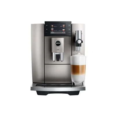 Jura Macchina da caffè automatica E8 finitura Midnight Silver