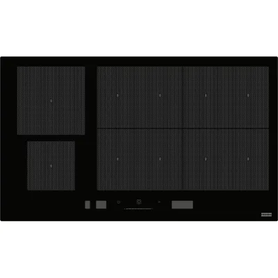 Franke: Piano cottura a induzione Mythos FMY 906 I FP BK 108.0675.431 in vetroceramica nero da 86 cm