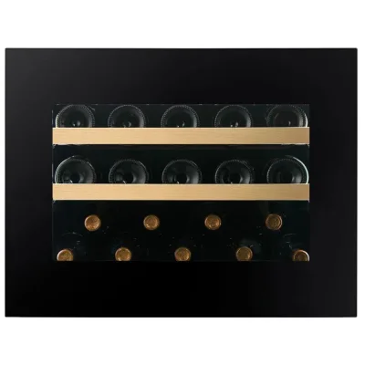 PRONTA CONSEGNA - Dunavox Cantinetta vino da incasso/sottotop NOBLE-19.TO DVN-19.50B.TO finitura nero da 59 cm