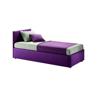 Samoa Letto singolo TWICE imbottito con rete da 90x200/210 cm - IN PROMOZIONE FINO AL 6/07