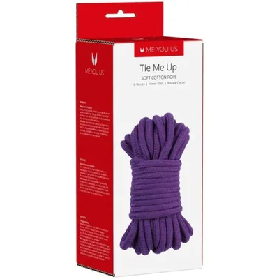 Corda bondage in morbido cotone viola 10 metri Me You US
