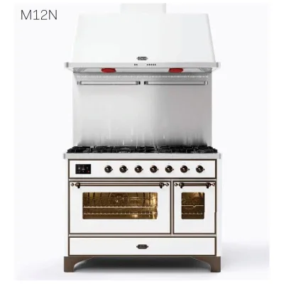 Ilve Cucina M12N Majestic M127DNE3 doppio forno e piano cottura 7 fuochi da 121.6 cm