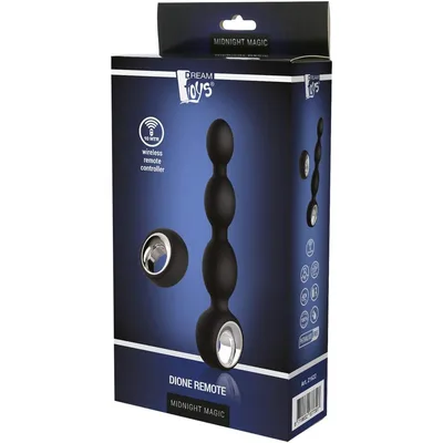 Plug anale 22 cm con sfere graudali telecomando vibrazioni 7 x IPX7 USB