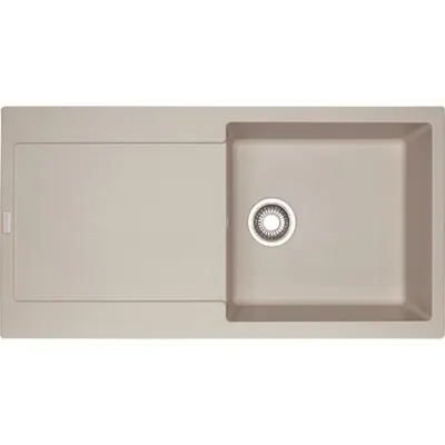 Franke: Lavello una vasca con gocciolatoio Maris MRG 611-L 114.0066.675 finitura fragranite sahara da 97x50 cm