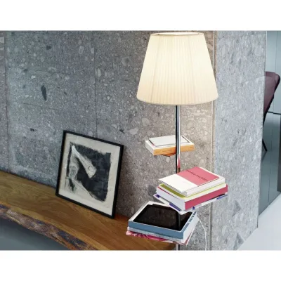 Flos Lampada da terra a luce diffusa LED Bibliotheque Nationale in diverse finiture