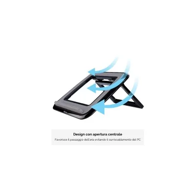 Supporto rialzato per laptop Fellowes serie Spire Regolabile in 7 diverse angolazioni Pieghevole