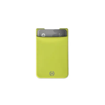 CELLY ADHESIVE POCKET CARDS HOLDER YELLOW POCKETFIXYL