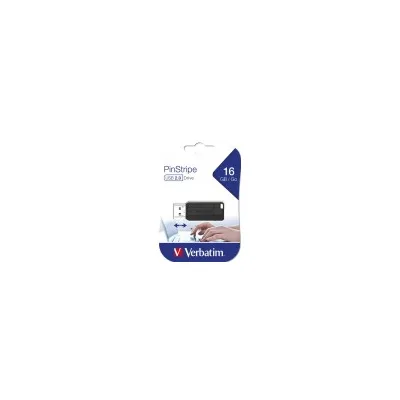 VERBATIM MEMORY USB - 16GB - PIN STRIPE S 49063