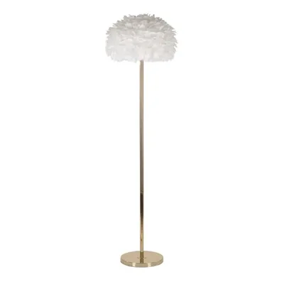 LAMPADA DA TERRA FEATHERS SLIM BIANCA CM Ø 43X170