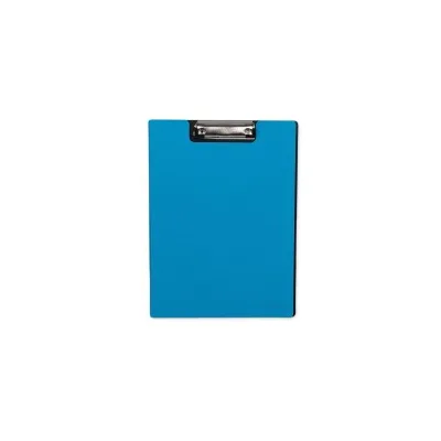 CARTELLA IN PLASTICA MKtape con clip superiore e coperchio Formato A4 Colore BLU