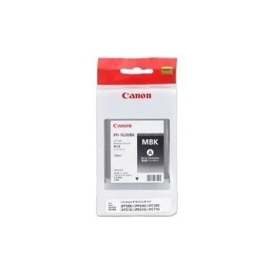 CARTUCCIA ORIGINALE CANON PFI-102MBK PFI 102MBK NERO MATTE DYE IPF 500 0894B001