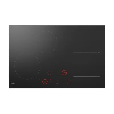 Asko Piano cottura a induzione HID 824 GC Celsius - Style in vetroceramica nero con profili in acciaio satinato da 80 cm