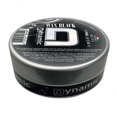 Cera per capelli grigi black - dynamic 100 ml