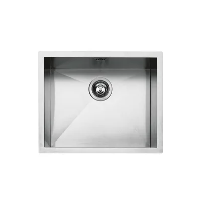 Barazza Lavello sottotop a una vasca QUADRA R0 1Q5040S finitura inox satinato da 50x40 cm - PROMOZIONE ATTIVA FINO AL 19/10