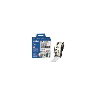 ETICHETTE ADESIVE ORIGINALE BROTHER DK22114 DK-22214 30.48mm 27mm