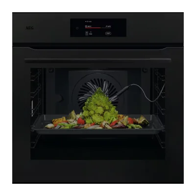 PRONTA CONSEGNA - AEG Forno MealAssist pirolitico da incasso NBE 7P731 AT finitura nero opaco da 60 cm