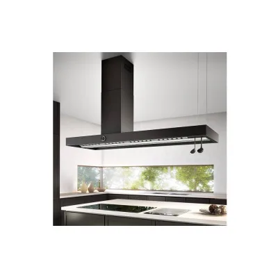 Airforce Cappa a isola aspirante no drop VIS BOXY ISLAND IX/A/120 CCVISI120001 finitura inox da 120 cm