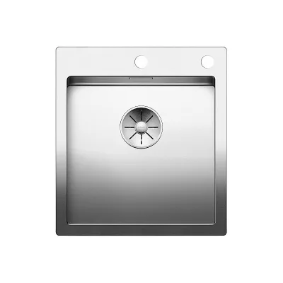 Blanco Lavello una vasca CLARON 400-IF/A 1515642 in acciaio inox da 46x51 cm - Sopratop/Filotop