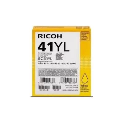 CARTUCCIA ORIGINALE SUBLIMAZIONE RICOH 405768 GC-41YL GC41YL Aficio SG2100 GIALLO